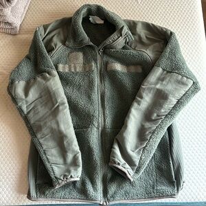 BUNDLE OF 2 men’s and women’s military fleece jackets for fall/ winter!